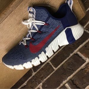Nike Free Metcon 3 AMP Mens Size 11.5 Royal Blue Gym Red Sail Shoes CV9341-461